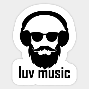 LUV MUSIC Sticker